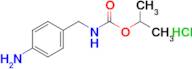 Propan-2-yl n-[(4-aminophenyl)methyl]carbamate hydrochloride