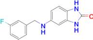 5-{[(3-fluorophenyl)methyl]amino}-2,3-dihydro-1h-1,3-benzodiazol-2-one