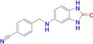 4-{[(2-oxo-2,3-dihydro-1h-1,3-benzodiazol-5-yl)amino]methyl}benzonitrile