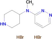 n-Methyl-N-(piperidin-4-yl)pyridazin-3-amine dihydrobromide