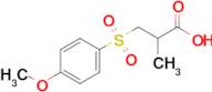 3-(4-Methoxybenzenesulfonyl)-2-methylpropanoic acid