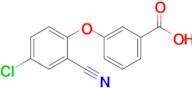 3-(4-Chloro-2-cyanophenoxy)benzoic acid