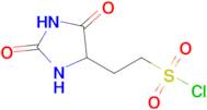 2-(2,5-Dioxoimidazolidin-4-yl)ethane-1-sulfonyl chloride