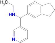 [2,3-dihydro-1h-inden-5-yl(pyridin-3-yl)methyl](ethyl)amine