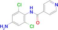 n-(4-Amino-2,6-dichlorophenyl)pyridine-4-carboxamide