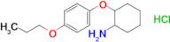 2-(4-Propoxyphenoxy)cyclohexan-1-amine hydrochloride