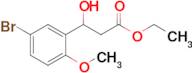 Ethyl 3-(5-bromo-2-methoxyphenyl)-3-hydroxypropanoate