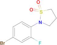 2-(4-Bromo-2-fluorophenyl)-1,2-thiazolidine-1,1-dione