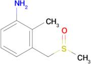 3-(Methanesulfinylmethyl)-2-methylaniline