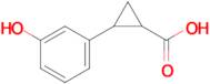 2-(3-Hydroxyphenyl)cyclopropane-1-carboxylic acid