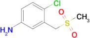 4-Chloro-3-(methanesulfonylmethyl)aniline