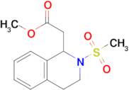 Methyl 2-(2-methanesulfonyl-1,2,3,4-tetrahydroisoquinolin-1-yl)acetate