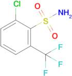 2-Chloro-6-(trifluoromethyl)benzene-1-sulfonamide