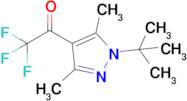 1-(1-Tert-butyl-3,5-dimethyl-1h-pyrazol-4-yl)-2,2,2-trifluoroethan-1-one