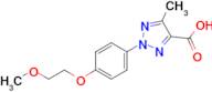 2-[4-(2-methoxyethoxy)phenyl]-5-methyl-2h-1,2,3-triazole-4-carboxylic acid