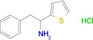 2-Phenyl-1-(thiophen-2-yl)ethan-1-amine hydrochloride