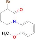 3-Bromo-1-(2-methoxyphenyl)piperidin-2-one