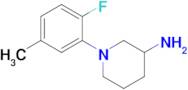 1-(2-Fluoro-5-methylphenyl)piperidin-3-amine