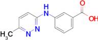 3-[(6-methylpyridazin-3-yl)amino]benzoic acid