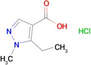 5-Ethyl-1-methyl-1h-pyrazole-4-carboxylic acid hydrochloride