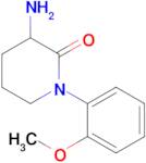 3-Amino-1-(2-methoxyphenyl)piperidin-2-one