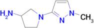 1-(1-Methyl-1h-pyrazol-3-yl)pyrrolidin-3-amine