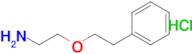 2-(2-Phenylethoxy)ethan-1-amine hydrochloride