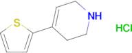 4-(Thiophen-2-yl)-1,2,3,6-tetrahydropyridine hydrochloride