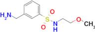 3-(Aminomethyl)-N-(2-methoxyethyl)benzene-1-sulfonamide