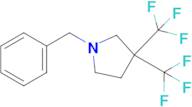 1-Benzyl-3,3-bis(trifluoromethyl)pyrrolidine