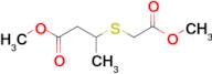 Methyl 3-[(2-methoxy-2-oxoethyl)sulfanyl]butanoate