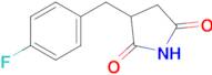 3-[(4-fluorophenyl)methyl]pyrrolidine-2,5-dione