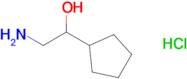 2-Amino-1-cyclopentylethan-1-ol hydrochloride