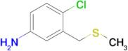 4-Chloro-3-[(methylsulfanyl)methyl]aniline