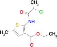 Ethyl 2-(2-chloropropanamido)-5-methylthiophene-3-carboxylate