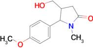 4-(Hydroxymethyl)-5-(4-methoxyphenyl)-1-methylpyrrolidin-2-one