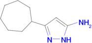 3-cycloheptyl-1H-pyrazol-5-amine