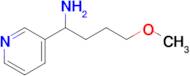 4-Methoxy-1-(pyridin-3-yl)butan-1-amine