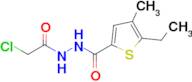 n'-(2-Chloroacetyl)-5-ethyl-4-methylthiophene-2-carbohydrazide