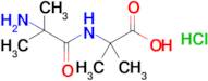 2-(2-Amino-2-methylpropanamido)-2-methylpropanoic acid hydrochloride