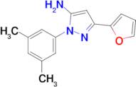 1-(3,5-dimethylphenyl)-3-(furan-2-yl)-1H-pyrazol-5-amine