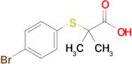 2-[(4-bromophenyl)sulfanyl]-2-methylpropanoic acid