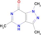 1,3,5-trimethyl-1H,4H,7H-pyrazolo[4,3-d]pyrimidin-7-one