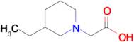 2-(3-Ethylpiperidin-1-yl)acetic acid