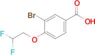 3-Bromo-4-(2,2-difluoroethoxy)benzoic acid