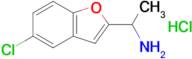 1-(5-Chloro-1-benzofuran-2-yl)ethan-1-amine hydrochloride