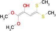 1,1-dimethoxy-4,4-bis(methylsulfanyl)buta-1,3-dien-2-ol