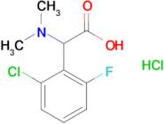 2-(2-Chloro-6-fluorophenyl)-2-(dimethylamino)acetic acid hydrochloride