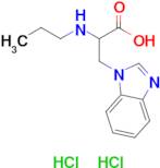 3-(1h-1,3-Benzodiazol-1-yl)-2-(propylamino)propanoic acid dihydrochloride