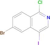 6-Bromo-1-chloro-4-iodoisoquinoline